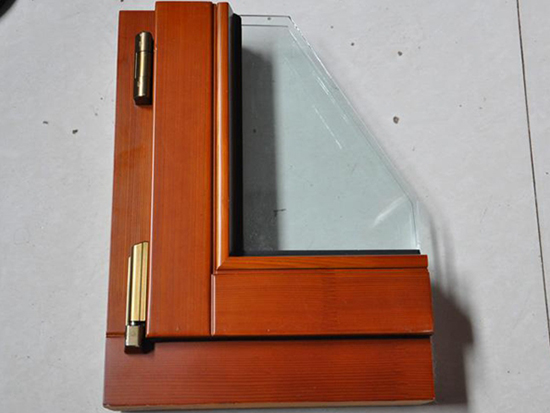 鋁包木門窗樣品